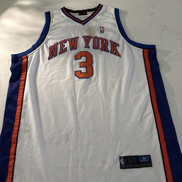 Reebok Other - Vintage Reebok Authentic New York Knicks Stephon Marbury #3 Sewn Jersey SZ 60